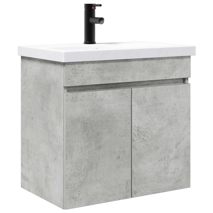 Unitate de baie cu robinet Gri Beton 61 x 40 x 74,5 cm - WALTI WALTI