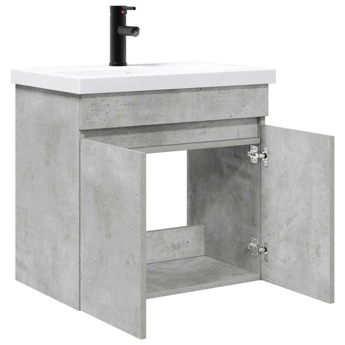 Unitate de baie cu robinet Gri Beton 61 x 40 x 74,5 cm - WALTI WALTI