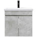 Unitate de baie cu robinet Gri Beton 61 x 40 x 74,5 cm - WALTI WALTI
