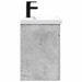 Unitate de baie cu robinet Gri Beton 61 x 40 x 74,5 cm - WALTI WALTI