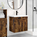 Unitate de baie cu robinet Stejar fumuriu 61 x 40 x 74,5 cm - WALTI WALTI