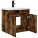 Unitate de baie cu robinet Stejar fumuriu 61 x 40 x 74,5 cm - WALTI WALTI