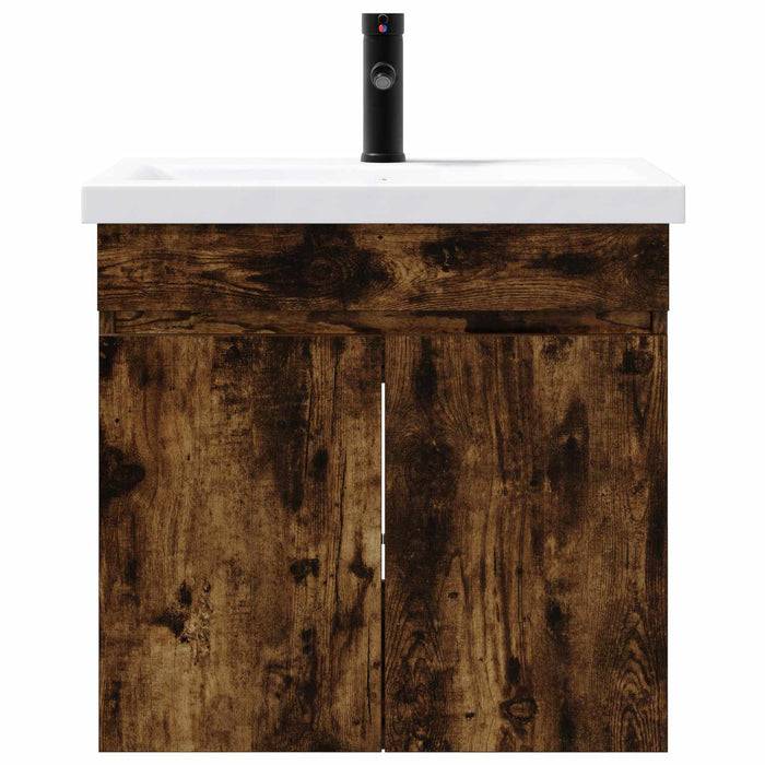Unitate de baie cu robinet Stejar fumuriu 61 x 40 x 74,5 cm - WALTI WALTI