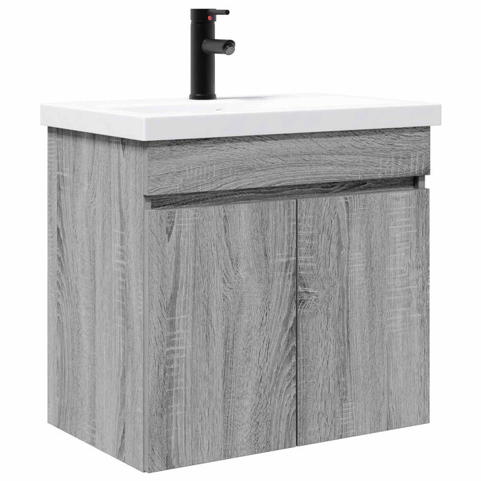Unitate de baie cu robinet Sonoma gri 61 x 40 x 74,5 cm WALTI