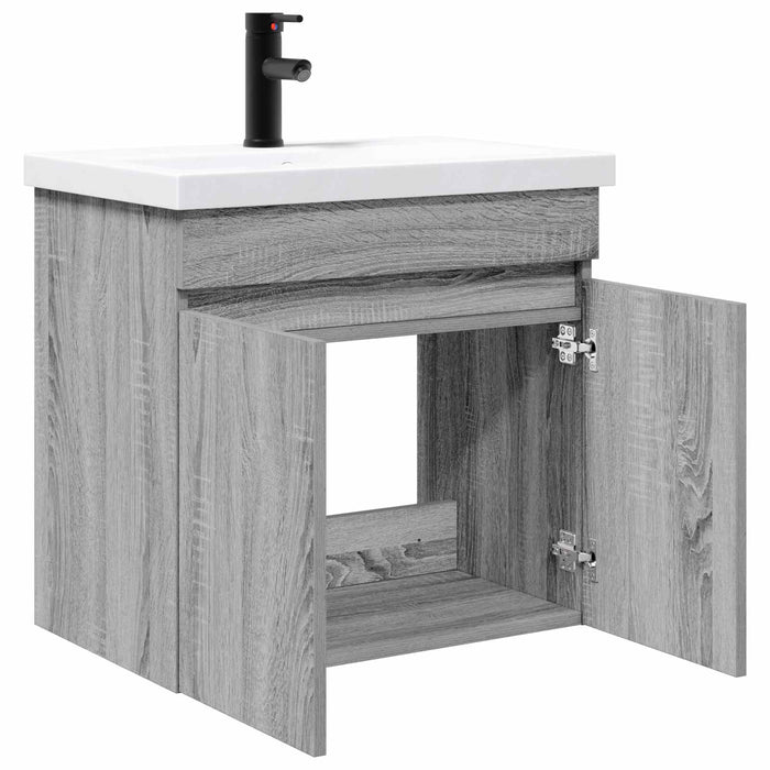 Unitate de baie cu robinet Sonoma gri 61 x 40 x 74,5 cm WALTI