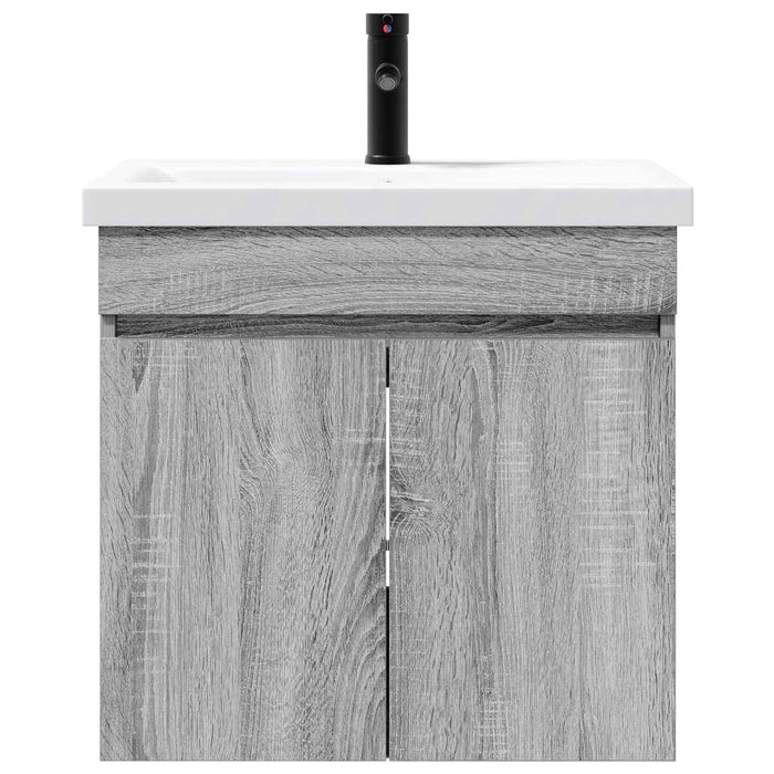 Unitate de baie cu robinet Sonoma gri 61 x 40 x 74,5 cm WALTI