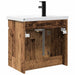 Mobilier de baie cu chiuvetă cu ușă Lemn vechi 61 x 39 x 58 cm - WALTI WALTI