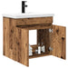 Mobilier de baie cu chiuvetă cu ușă Lemn vechi 61 x 39 x 58 cm - WALTI WALTI
