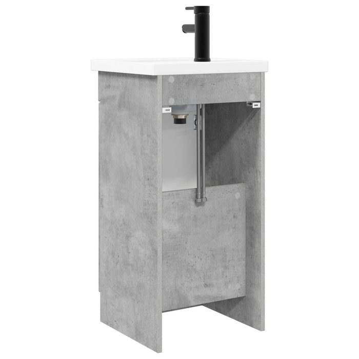 Mobilă de baie cu chiuvetă Gri Beton 42 x 40 x 84,5 cm - WALTI WALTI
