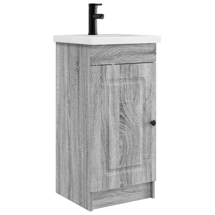Mobilă de baie cu chiuvetă Sonoma gri 42 x 40 x 84,5 cm - WALTI WALTI