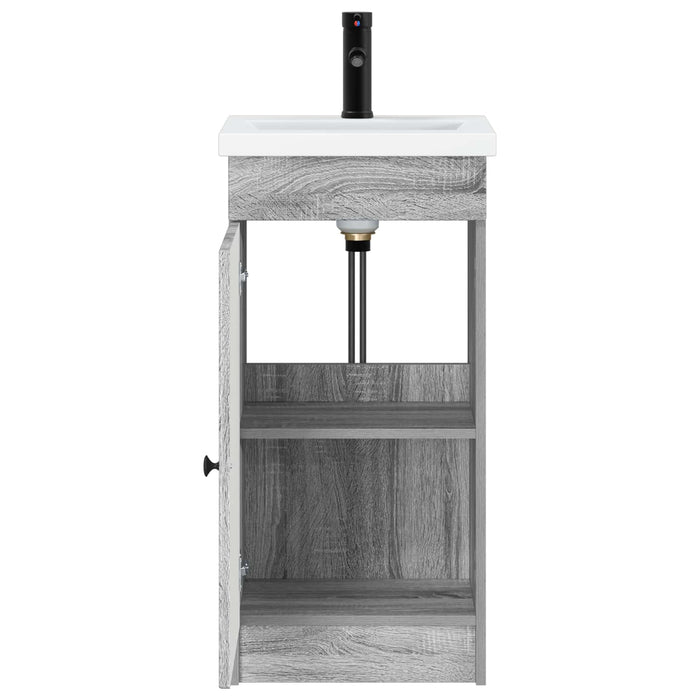 Mobilă de baie cu chiuvetă Sonoma gri 42 x 40 x 84,5 cm - WALTI WALTI