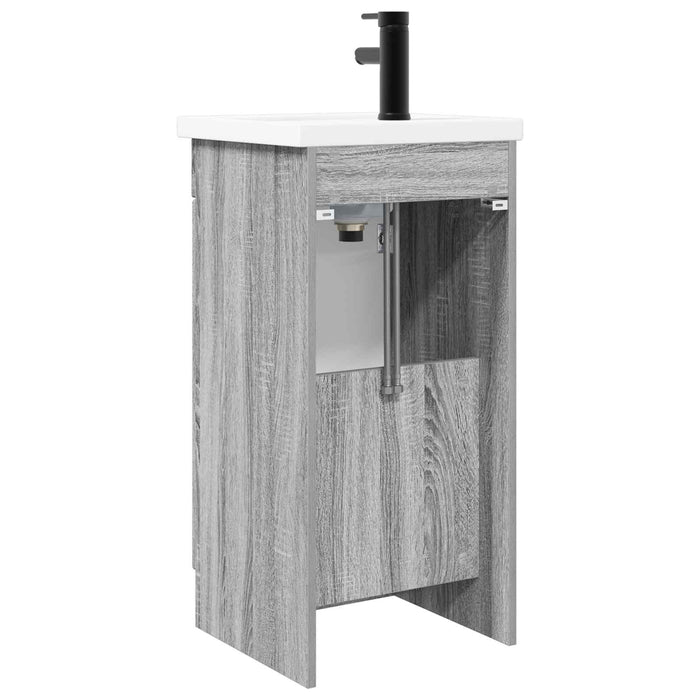 Mobilă de baie cu chiuvetă Sonoma gri 42 x 40 x 84,5 cm - WALTI WALTI