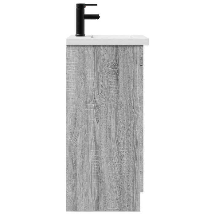 Mobilă de baie cu chiuvetă Sonoma gri 42 x 40 x 84,5 cm - WALTI WALTI