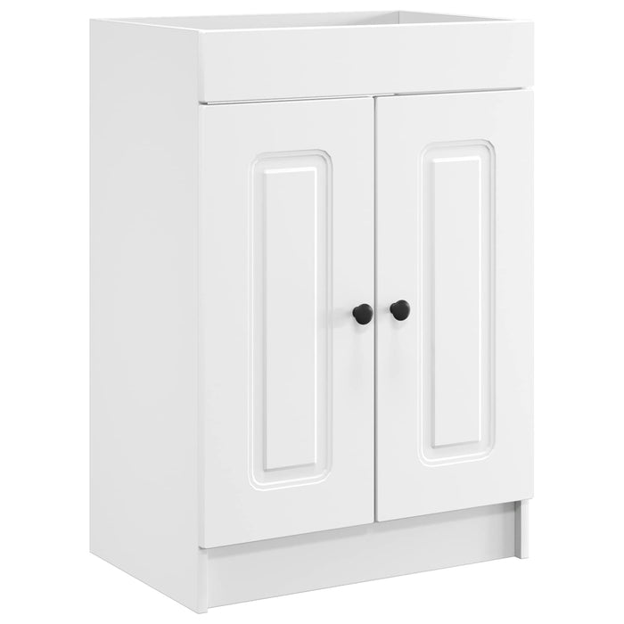 Dulap de baie sub chiuvetă Alb 56 x 37,5 x 81 cm Lemn prelucrat WALTI