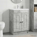 Dulap de baie sub chiuvetă Gri Beton 56 x 37,5 x 81 cm - WALTI WALTI