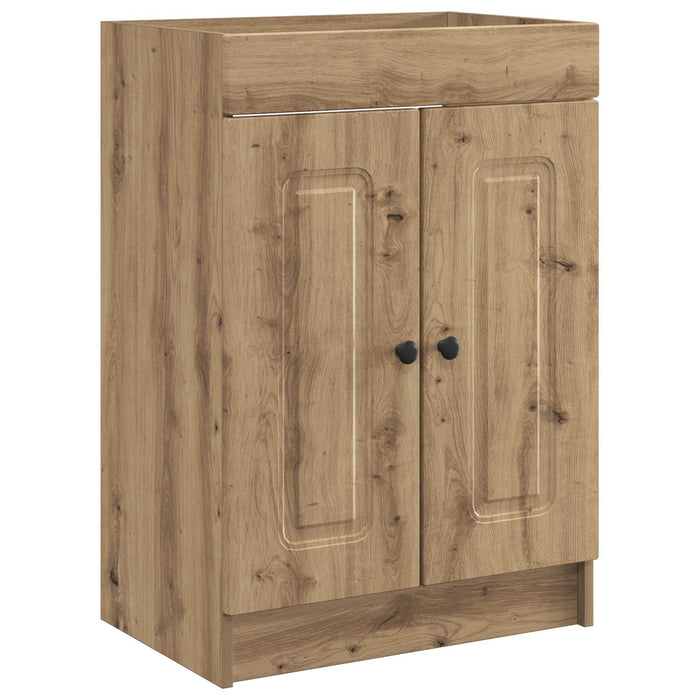 Dulap de baie sub chiuvetă Stejar Artizanal 56 x 37,5 x 81 cm - WALTI WALTI