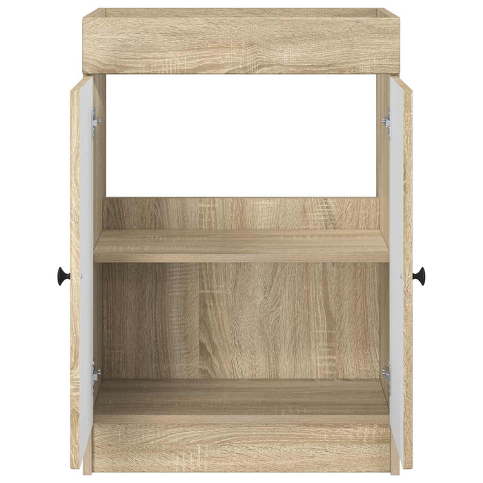 Dulap de baie sub chiuvetă Stejar Sonoma 78,5 x 37,5 x 81 cm - WALTI WALTI