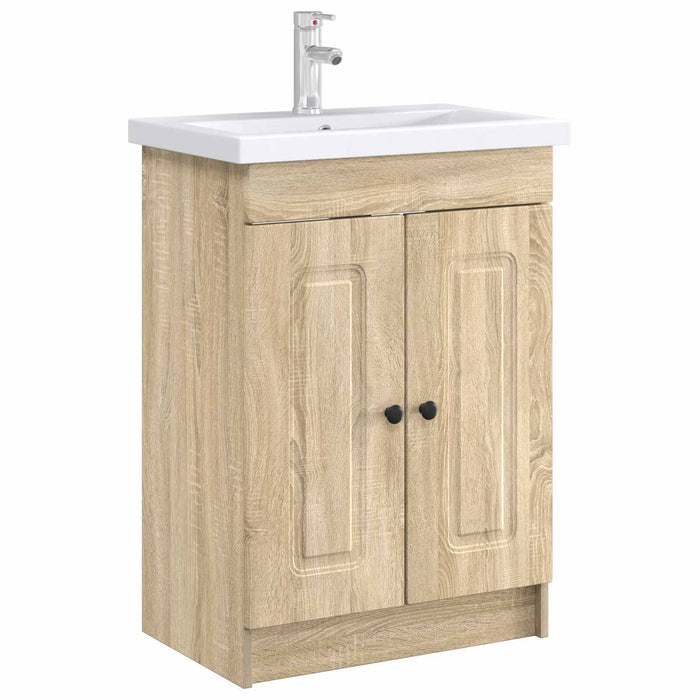 Dulap de baie sub chiuvetă Stejar Sonoma 78,5 x 37,5 x 81 cm - WALTI WALTI