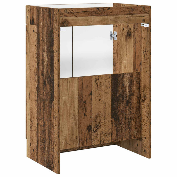 Dulap de baie sub chiuvetă Lemn vechi 78,5 x 37,5 x 81 cm - WALTI WALTI