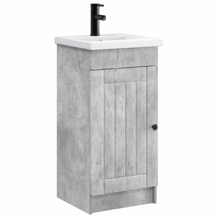 Mobilă de baie cu chiuvetă Gri Beton 42 x 40 x 84,5 cm - WALTI WALTI