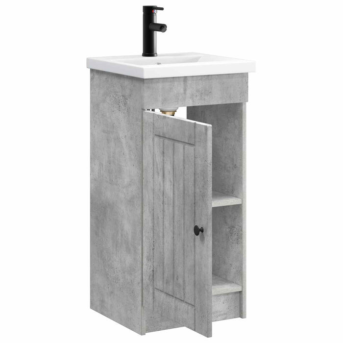 Mobilă de baie cu chiuvetă Gri Beton 42 x 40 x 84,5 cm - WALTI WALTI