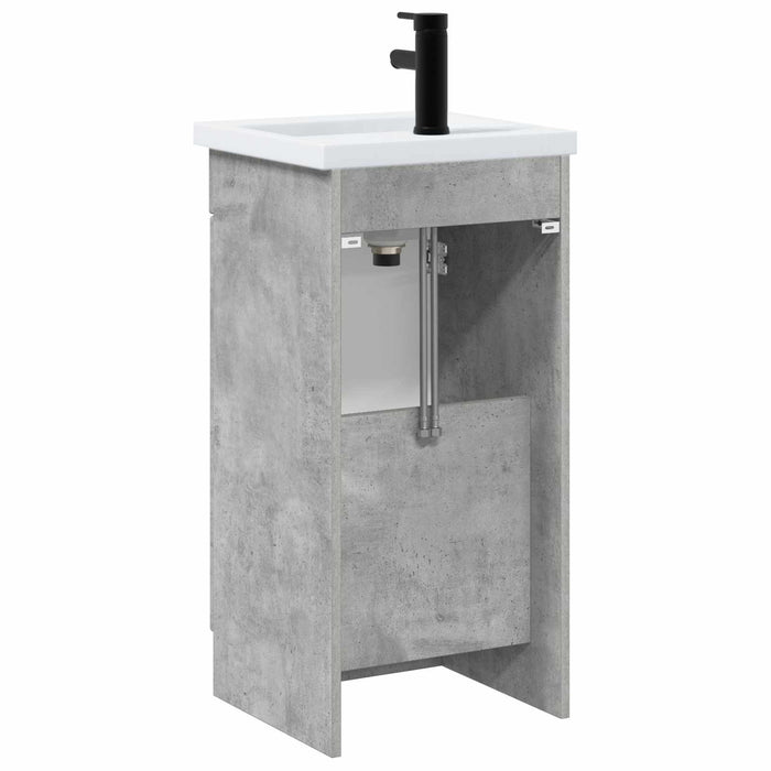Mobilă de baie cu chiuvetă Gri Beton 42 x 40 x 84,5 cm - WALTI WALTI