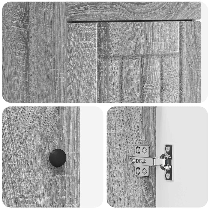 Mobilă de baie cu chiuvetă Sonoma gri 42 x 40 x 84,5 cm - WALTI WALTI