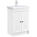 Dulap de baie sub chiuvetă Alb 56 x 37,5 x 81 cm Lemn prelucrat - WALTI WALTI