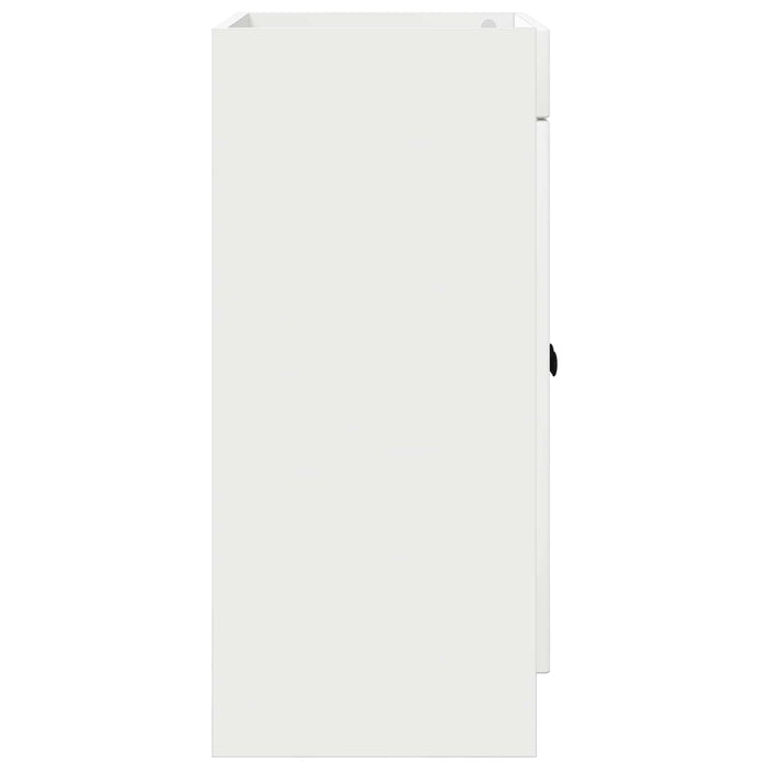 Dulap de baie sub chiuvetă Alb foarte lucios 56 x 37,5 x 81 cm - WALTI WALTI