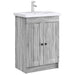 Dulap de baie sub chiuvetă Sonoma gri 56 x 37,5 x 81 cm - WALTI WALTI