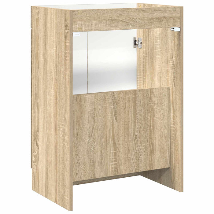 Dulap de baie sub chiuvetă Stejar Sonoma 78,5 x 37,5 x 81 cm - WALTI WALTI