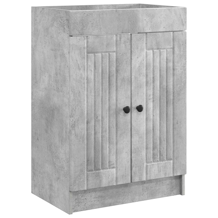 Dulap de baie sub chiuvetă Gri Beton 78,5 x 37,5 x 81 cm WALTI