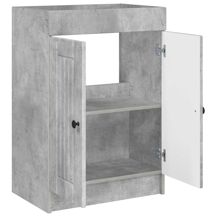 Dulap de baie sub chiuvetă Gri Beton 78,5 x 37,5 x 81 cm WALTI