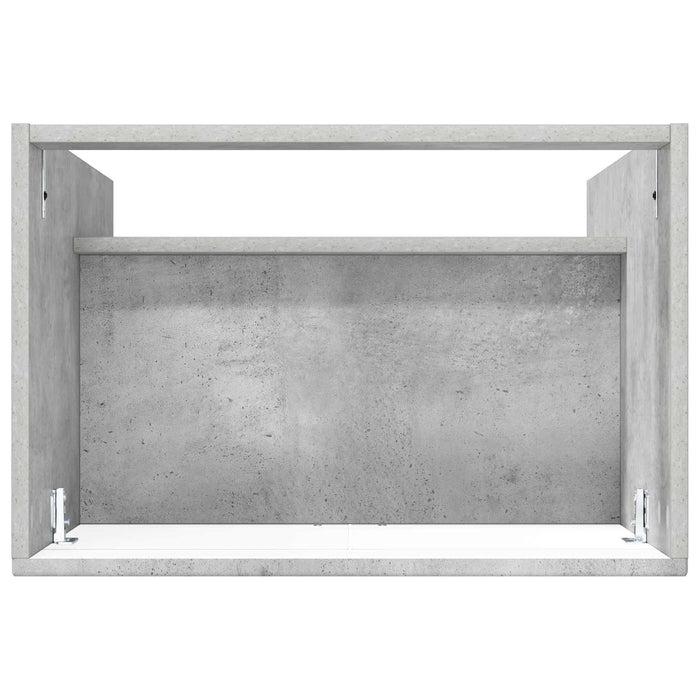 Dulap de baie sub chiuvetă Gri Beton 78,5 x 37,5 x 81 cm WALTI