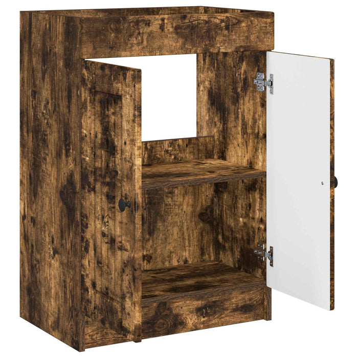 Dulap de baie sub chiuvetă Stejar fumuriu 78,5 x 37,5 x 81 cm - WALTI WALTI