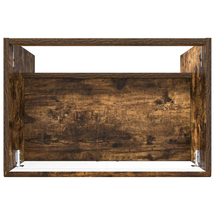 Dulap de baie sub chiuvetă Stejar fumuriu 78,5 x 37,5 x 81 cm - WALTI WALTI