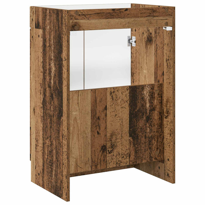 Dulap de baie sub chiuvetă Lemn vechi 78,5 x 37,5 x 81 cm - WALTI WALTI