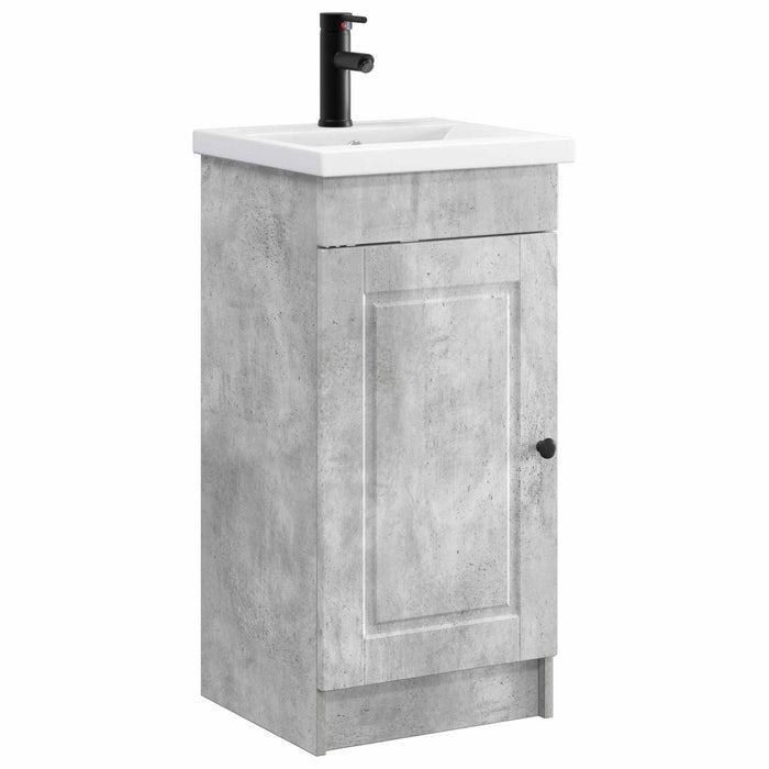 Mobilă de baie cu chiuvetă Gri Beton 42 x 40 x 84,5 cm - WALTI WALTI