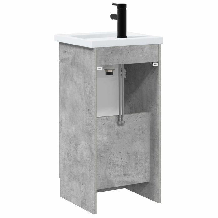 Mobilă de baie cu chiuvetă Gri Beton 42 x 40 x 84,5 cm - WALTI WALTI