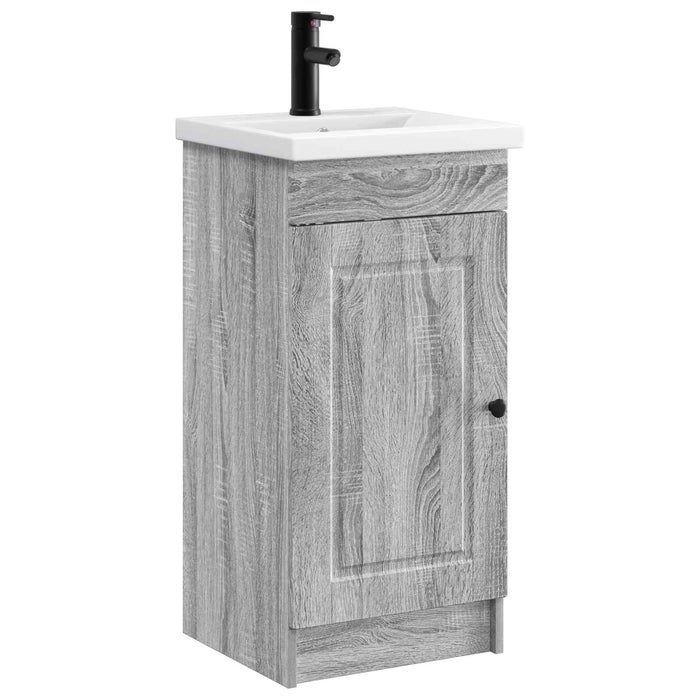 Mobilă de baie cu chiuvetă Sonoma gri 42 x 40 x 84,5 cm - WALTI WALTI
