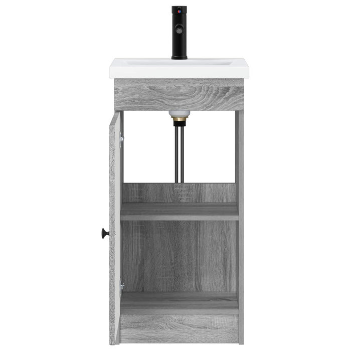 Mobilă de baie cu chiuvetă Sonoma gri 42 x 40 x 84,5 cm - WALTI WALTI