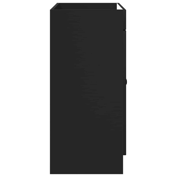 Dulap de baie sub chiuvetă Negru 56 x 37,5 x 81 cm - WALTI WALTI