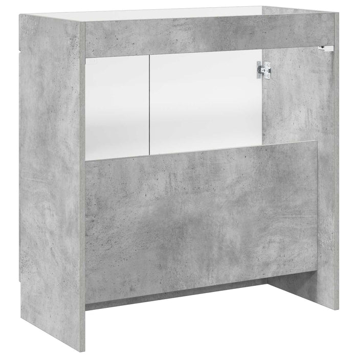 Dulap de baie sub chiuvetă Gri Beton 56 x 37,5 x 81 cm - WALTI WALTI