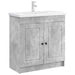 Dulap de baie sub chiuvetă Gri Beton 56 x 37,5 x 81 cm - WALTI WALTI