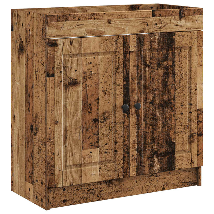 Dulap de baie sub chiuvetă Lemn vechi 56 x 37,5 x 81 cm - WALTI WALTI