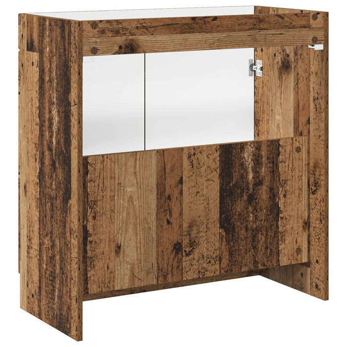 Dulap de baie sub chiuvetă Lemn vechi 56 x 37,5 x 81 cm - WALTI WALTI