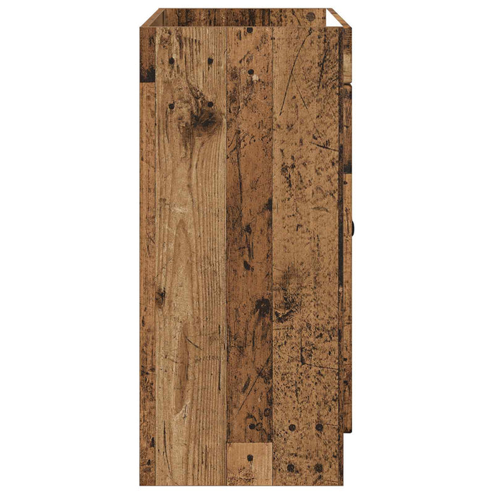 Dulap de baie sub chiuvetă Lemn vechi 56 x 37,5 x 81 cm - WALTI WALTI