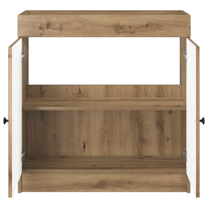 Dulap de baie sub chiuvetă Stejar Artizanal 56 x 37,5 x 81 cm - WALTI WALTI