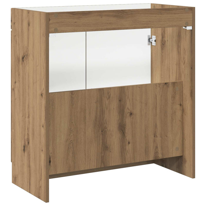 Dulap de baie sub chiuvetă Stejar Artizanal 56 x 37,5 x 81 cm - WALTI WALTI
