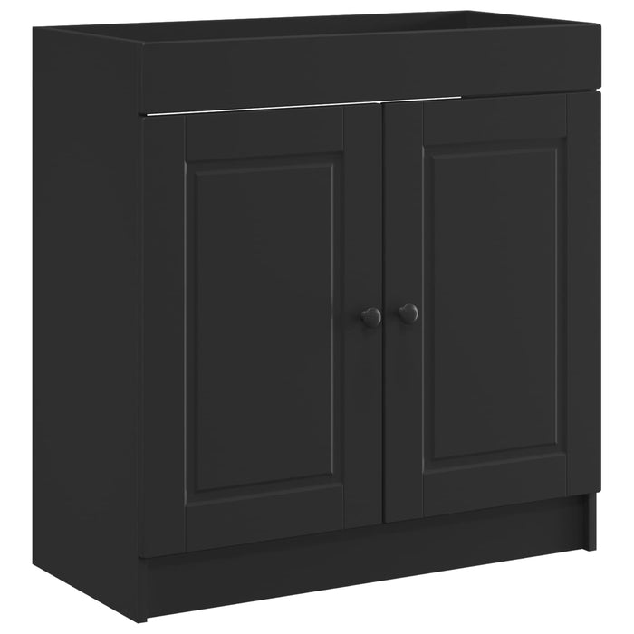 Dulap de baie sub chiuvetă Negru 78,5 x 37,5 x 81 cm - WALTI WALTI